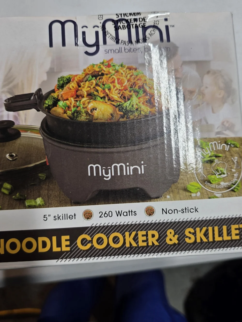 MyMini Black Noodle Cooker & Skillet - Compact Non-Stick 5